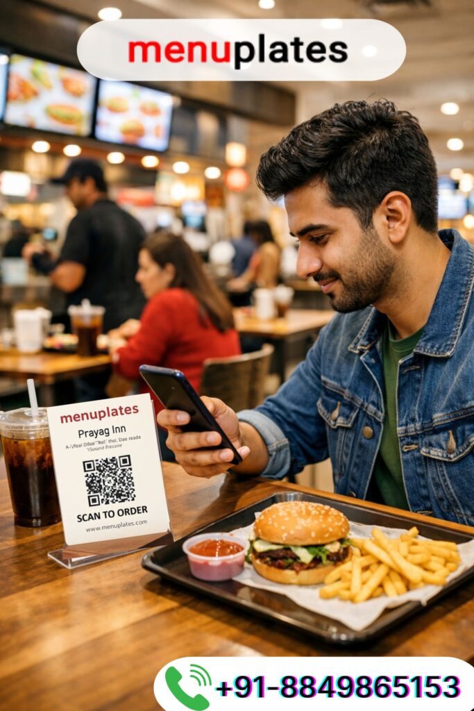 food court QR menu